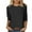 Black, variant on aDJFDGT Womens Cotton Tops 3/4 Sleeve 2024 Womens 3/4 Sleeve Tops Casual Workout Tunic Shirts Summer Fashion Plus Size Shirts Three Quarter Sleeve Tops M