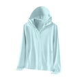 thumbnail image 5 of Women's UPF 50+ Swim Cover Up Sun Protection Hoodie SPF Lightweight Jacket Long Sleeve Beach Ups for Women, 5 of 8