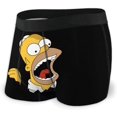 thumbnail image 1 of Men's Underwear Boxer Briefs Simpson Logo Men's Boxer Briefs, 1 of 4