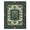 Green, Pattern 7, variant on ODIKA 4'x6' Machine Washable Non-Slip Area Rug, Traditional Dark Green High Traffic Rug, Green, 957162