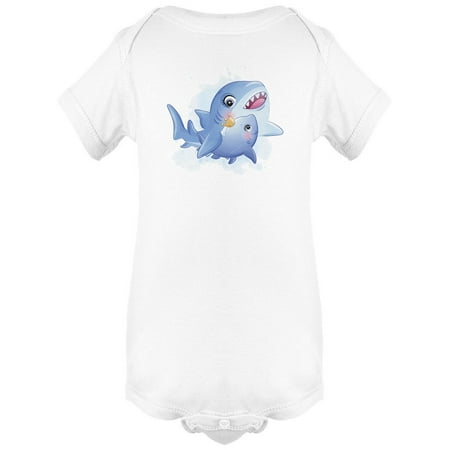 

Cute Shark Mother And Baby Bodysuit Infant -Image by Shutterstock Newborn