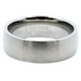thumbnail image 2 of Metals Jewelry Men's / Women's 7mm Brushed Grade 5 Titanium Comfort Fit Ring Wedding Band Size 7.5, 2 of 5