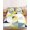 Yellow, variant on Full Size Fitted Sheet Set - Yellow Geometric 3 Piece Bedding Sets 16" Deep Pocket Fitted Sheet with 2 Pillowcases Middle Century Modern Abstract Art Brushed Microfiber Hotel Luxury Bed Sheets