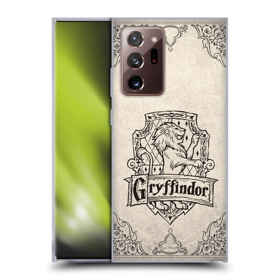 Head Case Designs Officially Licensed Harry Potter Sorcerer's Stone I Gryffindor Parchment Soft Gel Case Compatible with Samsung Galaxy Note20 Ultra / 5G