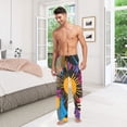 thumbnail image 6 of FORMRS Mens Pajama Pants with Pockets Sleepwear Lounge Bottoms Sizes S-2XL, Futuristic Circles, 6 of 7