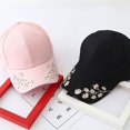 thumbnail image 3 of 1PC Baseball Cap Ladies Snapback Cap Hat Women Embroidered Cherry Blossoms Hat Hot, 3 of 6