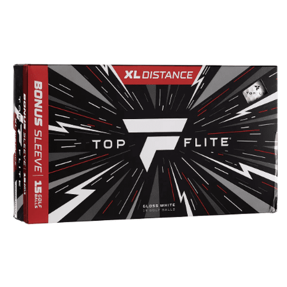 Top Flight XL Distance 15pk Golf Balls