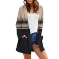 thumbnail image 4 of iHPH7 Open Front Cardigan for Women Fall Cardigans for Women Womens Fall Jackets Casual Outfits for Women Womens Fall Clothing Long Jackets for Women Long Sleeve Cardigan for Women Khaki M, 4 of 7
