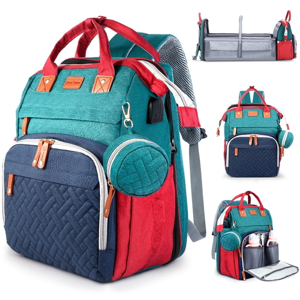 Mochila JOYCE, bolsa de pañales con cambiador, tamaño grande