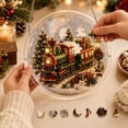 thumbnail image 5 of Christmas Suncatcher 7.5", Acrylic Train Puzzle Window Hanging Ornament, Clear Suncatcher Decor for Home, 1 Pack, 5 of 6
