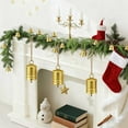 thumbnail image 5 of Christmas Cow Bells for Decoration 4.3in Christmas Double Bells Decoration Iron Atmospheres Large Ornaments Layout Christmas Tree Creatives Pendant, 5 of 6