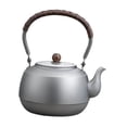 thumbnail image 2 of DOMELAY Camping Kettle Portable Drinkware Titanium Kettle for Outdoor Hiking Fishing 1500ml gray, 2 of 9