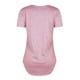 thumbnail image 5 of Camiseta de mujer con cuello en V y cordones, blusa suelta causal de manga corta, rosa, S sidaley AP001631-06, 5 of 7