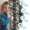 thumbnail image 3 of Blackout Kids Curtains,Multicolor Bigfoot and Text Pattern Childrens Insulated Curtains Set Of 2,Bedroom Essentials,Toddler Room Decor 42x84in(106x213cm), 3 of 5