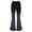 Black, variant on Weebloom Girls Flared Jeans Stretch Flare Jeans High Waist Bootcut Pants Teenagers Juniors With Ankle Drag Denim Pants Streetwear 5-6 Years