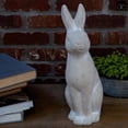 thumbnail image 3 of Urban Terracotta Sitting Rabbit Figurine Distressed Finish Gray, 3 of 8