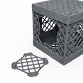 thumbnail image 5 of UbeCube Stackable Modular Collapsible Storage Crate, Gray, 5 of 8