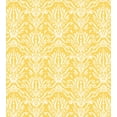 thumbnail image 3 of Ambesonne Floral Duvet Cover Sets, Ikat Damask Floral Graphic, 2-Queen, Mustard Ivory, 3 of 7
