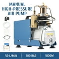 thumbnail image 1 of 1800W Manual High-pressure Air Pump for Home Garage & Workshop Pneumatic Air Tools 1.8cfm, 1 of 11