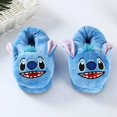 thumbnail image 2 of Zapatillas de algodón Stitch para el hogar, zapatos de dibujos animados de Disney Stitch, espuma de invierno azul, mantener el calor, regalo de cumpleaños para estudiantes, 2 of 4