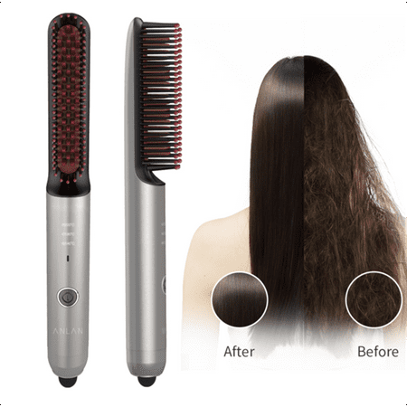 ANLAN Negative Ion Hair Straightening Brush Hot Hair Straightening Comb Brush Negative Ion Hair Care Anti Scald Protective Fast Heating Hair Comb Brush Straightener | Walmart Canada ANLAN Negative Ion Hair Straightening Brush Hot Hair Straightening Comb Brush Negative Ion Hair Care Anti Scald Protective Fast Heating Hair Comb Brush Straightener | Walmart Canada