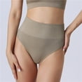 thumbnail image 6 of Grofry Women Underpants High Waist Slimming Thread Butt-lifted Elastic Quick-drying Sport Casual Briefs Female Panties, 6 of 8