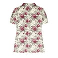 thumbnail image 3 of Chemise Ample à Manches Courtes Imprimée Décontractée Mode pour Femmes, 3 of 6