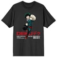 thumbnail image 4 of My Hero Academia Deku One For All Men's Charcoal Gray Graphic Tee-Small, 4 of 6