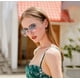 thumbnail image 4 of Gafas de sol FEISEDY Clásicas sin montura modelo B2567 con armazón metálico para mujer, 4 of 7