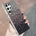 thumbnail image 2 of Compatible with Galaxy S23 Ultra Bling Case Cute Glitter Diamond for Women Girls Rhinestone Sparkle Shiny Crystal Bumper Luxury Protective Cover 3D Handmade Case for Galaxy S23 Ultra Purple, 2 of 7