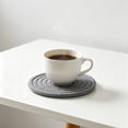 thumbnail image 5 of MMJ Placemats Natural Round Rope Woven Heat Resistant Table Mats Multipurpose Indoor Outdoor Dining Table Protection Set of 8, 5 of 5