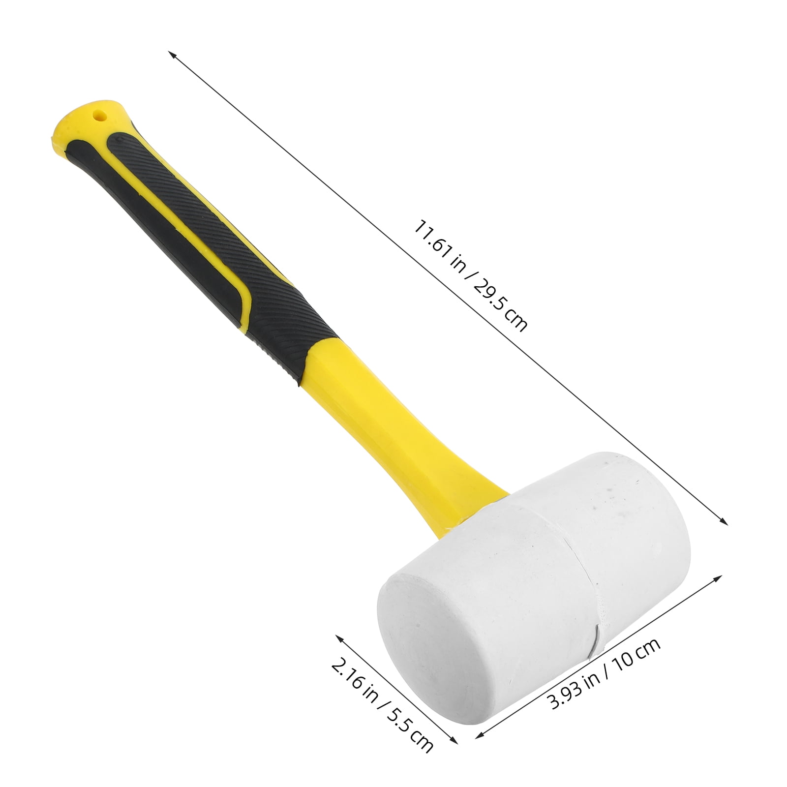 Tineasur Simple Design Hammer for Carpenters Rubber 1Pack