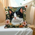 thumbnail image 4 of Virelaxpo Festive Animal Print Pillow Cover for Christmas and Home Decoration, 45x45cm Flock Material with Invisible Zipper, Ideal for Sofa Living Room Indoor Outdoor Use, 4 of 6