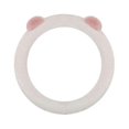 thumbnail image 1 of 1 pcs Fluffy Cute Steering Wheel Covers with Anti-Slip Rubber Inner Ring for Women, Universal Fit 14.5-15 inches for Car,SUV (1pc, White), 1 of 4