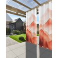 thumbnail image 3 of nqOlkjepod Outdoor Curtains for Patio Waterproof, Boho Red Forest Outdoor Privacy Panels Grommet, Modern Watercolor Mountains Trees Blackout Outside Curtains for Porch/Cabana 54"x95", 2 Panels, 3 of 8