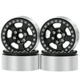 thumbnail image 2 of Baohd Wheel Rims For 1/10 SCX10 Crawler RC Car Accessories Replacement Parts Accessory Black, 2 of 5