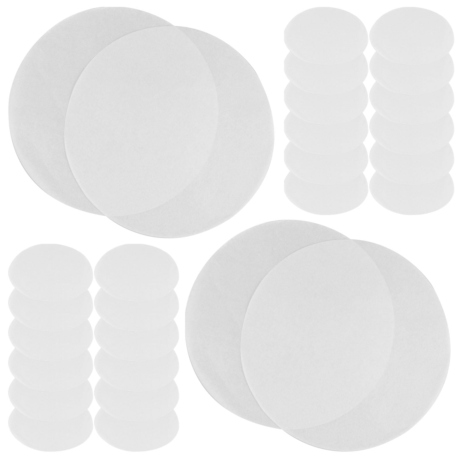 FOMIYES 220Pcs Round Parchment Paper Sheets for Air Fryer and Baking Pans Nonstick Cooking Liner