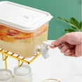 thumbnail image 2 of Miangastore Distributeur de Boissons Grande Capacité en Matériau PP Blanc pour Rangement Résistant à la Chaleur 1,5 L, 2 of 8