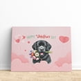 thumbnail image 3 of Happy Valentine's Day Newfoundland holding flowers Horizontal Matte Canvas Poster Newfie Dog Lover Gifts Wall Art Home Decor - 3005, 3 of 5