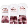 thumbnail image 2 of Pijama familiar navideño a juego Conjunto de pijama corto navideño con mis gnomies, 2 of 3