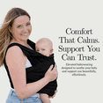 thumbnail image 3 of Baby K’tan Original Baby Wrap Carrier Infant and Child Sling Pre Wrapped Holder for Babywearing  No wrapping, Carry Newborn up to 35 lbs. EGGPLANT| SIZE: LARGE| WOMEN SIZE : 16-20 | SEE SIZE CHART, 3 of 8