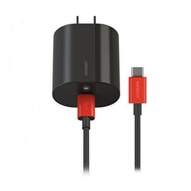 Verizon USB-C C) Wall Charger with 3 Amp Fast Charge Technology & LED Indicator for Samsung Galaxy S8/S8 Plus, LG Google Pixel/Pixel XL, Motorola Droid/Play Droid/Force Droid - Walmart.com