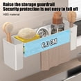 thumbnail image 5 of Kitchen Sink Caddy Organizer with Auto-Draining Tray | Sponge & Soap Holder | Towel Hanging Rod | Non-Slip Base for Countertop Organization, 5 of 6