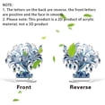 thumbnail image 4 of Giaone Acrylic Flowers Statue Figurines Rose Sculpture Tabletop Centerpieces Gift, 4 of 13