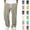 04# Gray, variant on Mens Casual Corduroy Pants Lightweight Elastic Waist Drawstring Pants Straight Baggy Pants with Pockets Black XL