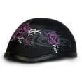 thumbnail image 4 of DAYTONA Novelty Skull Cap 1/2 Half Motorcycle Helmet 35 Styles NON DOT XS-XXL, 4 of 7