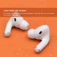 thumbnail image 5 of Almohadillas de repuesto para AirPods Pro con orificio de reducción de ruido, almohadillas de silicona que caben en el estuche de carga, 5 of 5