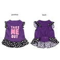 thumbnail image 3 of YUEHAO Pet Vest for Dogs Summer Cute Pet Puppy Small Dog Cat Pet Dress Apparel Clothes Fly Sleeve Dress Dog Vest for Small Medium Large Dogs (Purple, L), 3 of 5