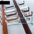thumbnail image 5 of 2 Pcs Accessoires de Rideaux en Alliage d'Aluminium Double Support Type Poisson Double Code Support de Tringle à Rideaux, 5 of 5