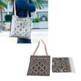 thumbnail image 3 of Cotton Quick Dry Beach Bag and Towel Set, Soft and Absorbent Material Stylish and Functional Turkish Beach Towel Bag Combo Set for Gym SwimImperial Flowers, 3 of 7